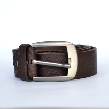 Dark Brown Leather Belt