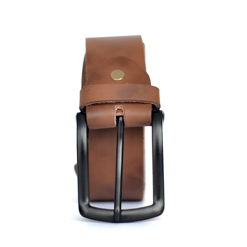 Chocolate Brown Leather Belt