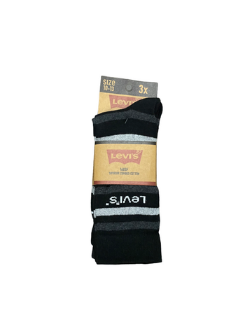ST BRANDED L-E-V-I-S FORMAL FULL SOCKS PACK OF 3