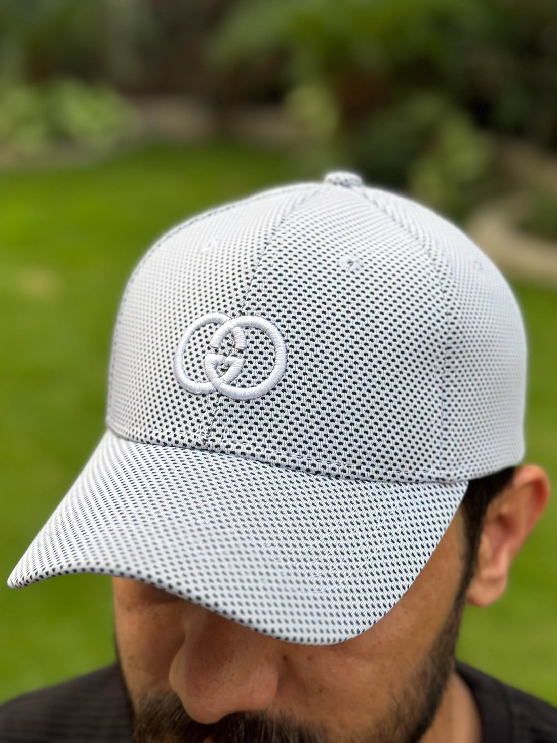 G-U-C-C-I CAP (WHITE)