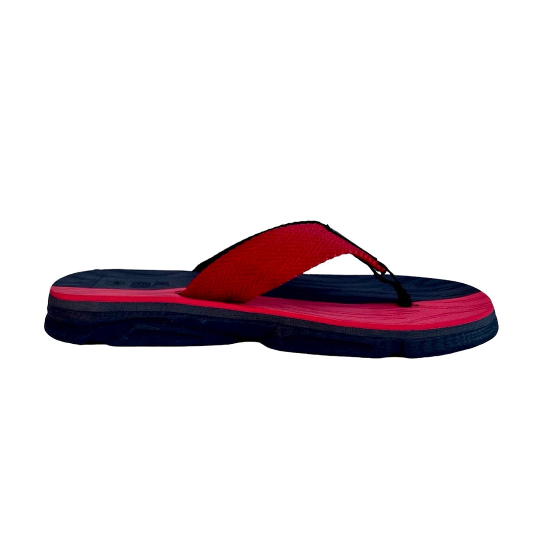 C-A-T High Sole Slippers (Red & Black)