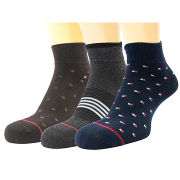 ST T-o-m-m-y Ankle Socks Pack of 3