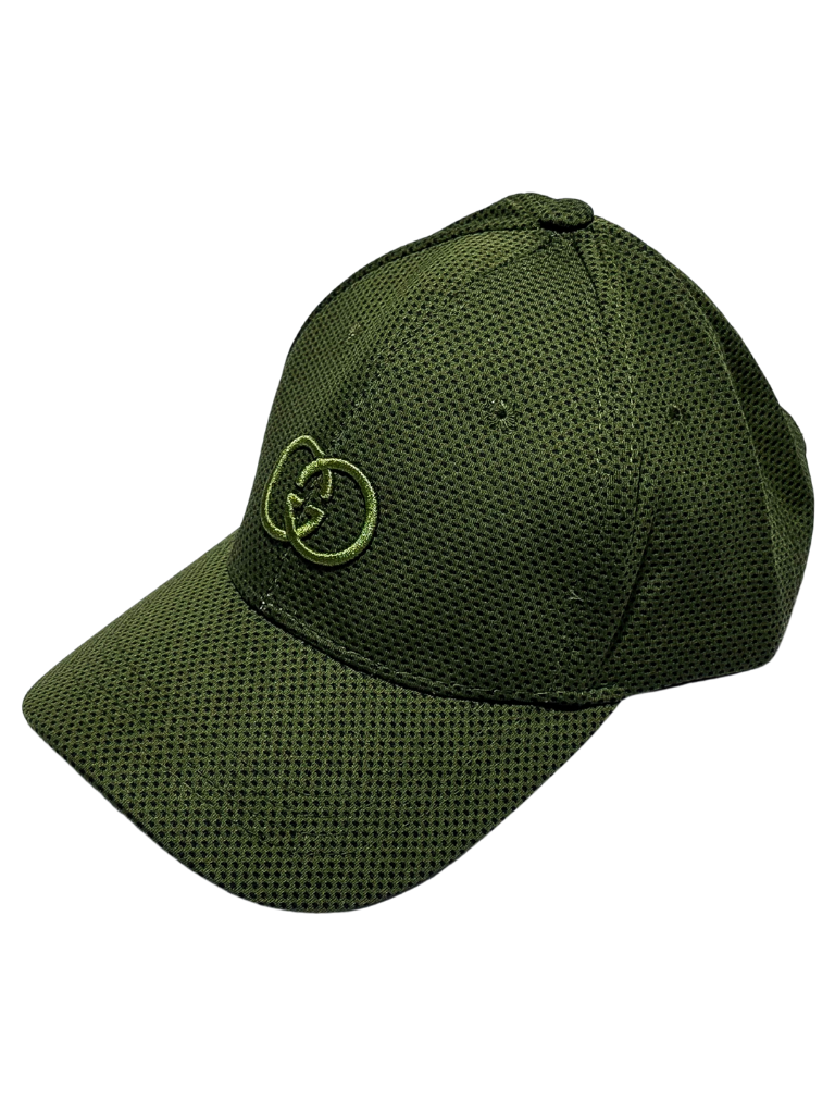 G-U-C-C-I CAP (OLIVE GREEN)