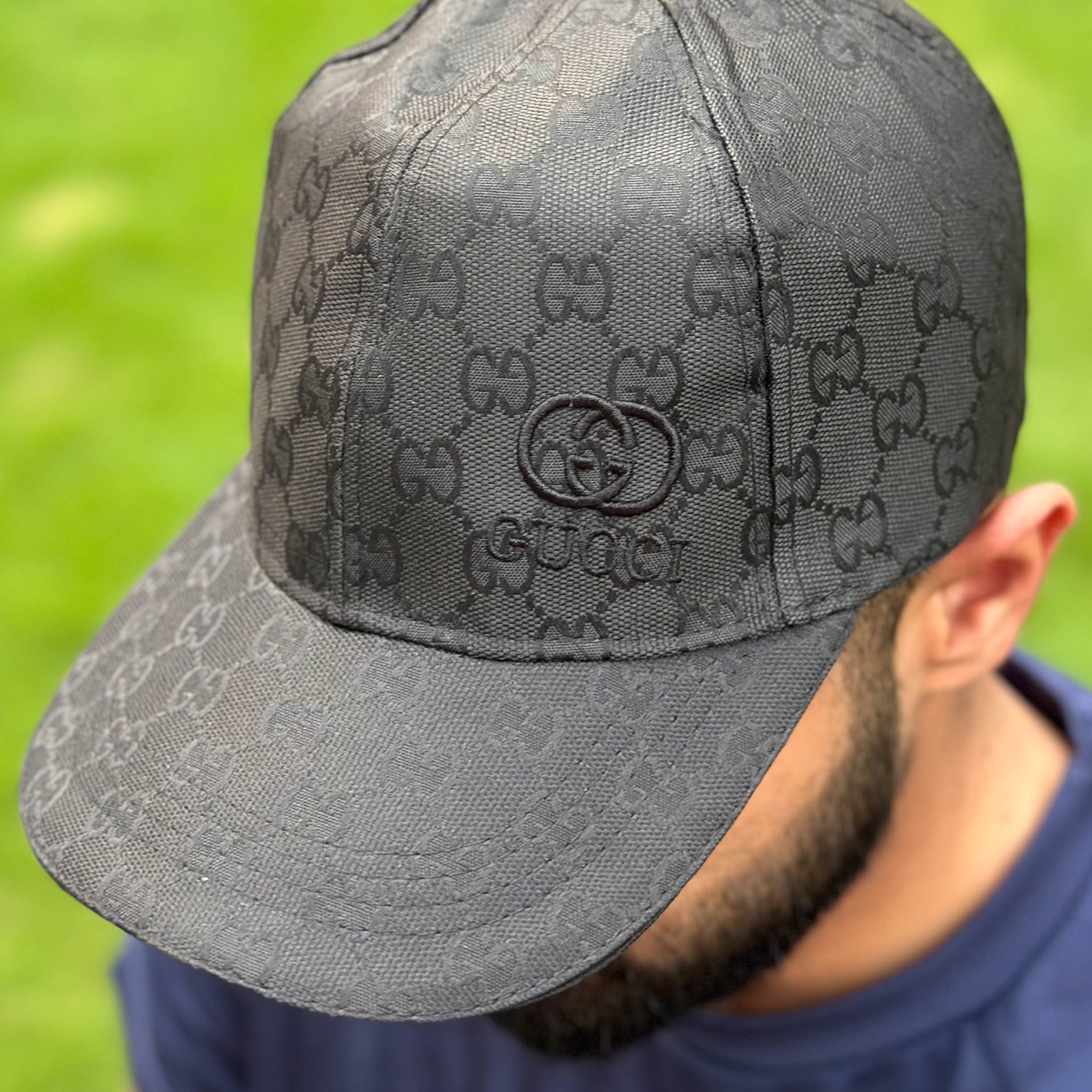 G-U-C-C-I CAP (BLACK S)
