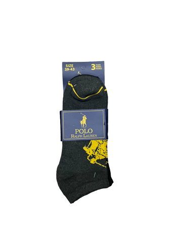 ST BRANDED P-O-L-O Ankle SOCKS 4  PACK OF 3